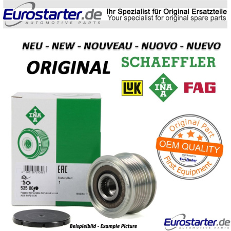 Шкив генератора Ford Transit V-347 2006-2011  2.2 FWD 6PK